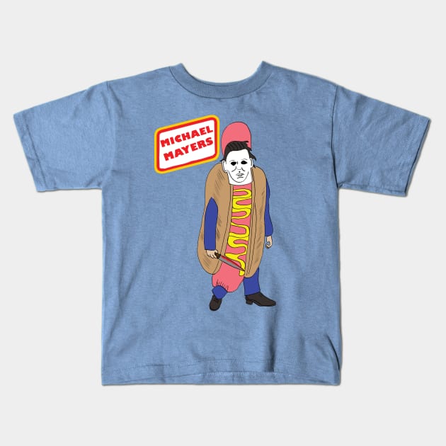 Michael Mayers Wieners Kids T-Shirt by KILLER KORN MAMA